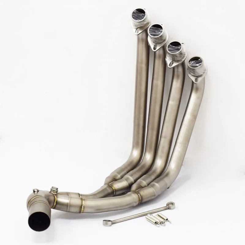 Motorcycle Exhaust System Front Link Pipe Slip On 51mm Muffler For Honda CB650F CB650R CBR650 CBR650F 2014 - 2022