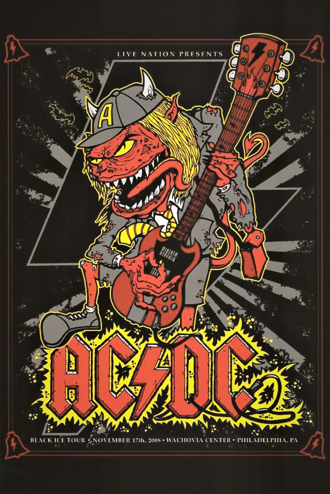 A-CDC HIGHWAY TO HELL GROUP Poster Wall Art Rome Decoratie