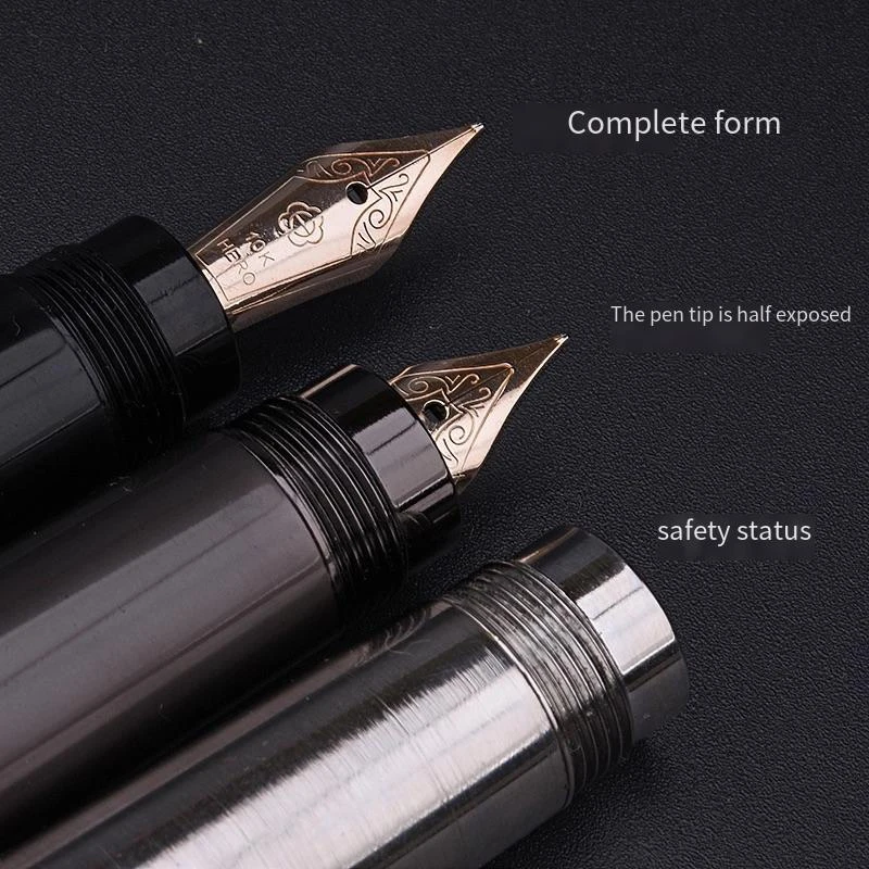 Hero H718 Fine metal 10K gold tip fountain pen Business people Office supplies School student writing stationery