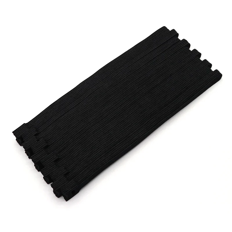 Bridas para cables liberables, organizador de cables, negro, 15, 20, 25 y 30cm, correas de nailon con gancho, paquete de cremallera, vendaje,