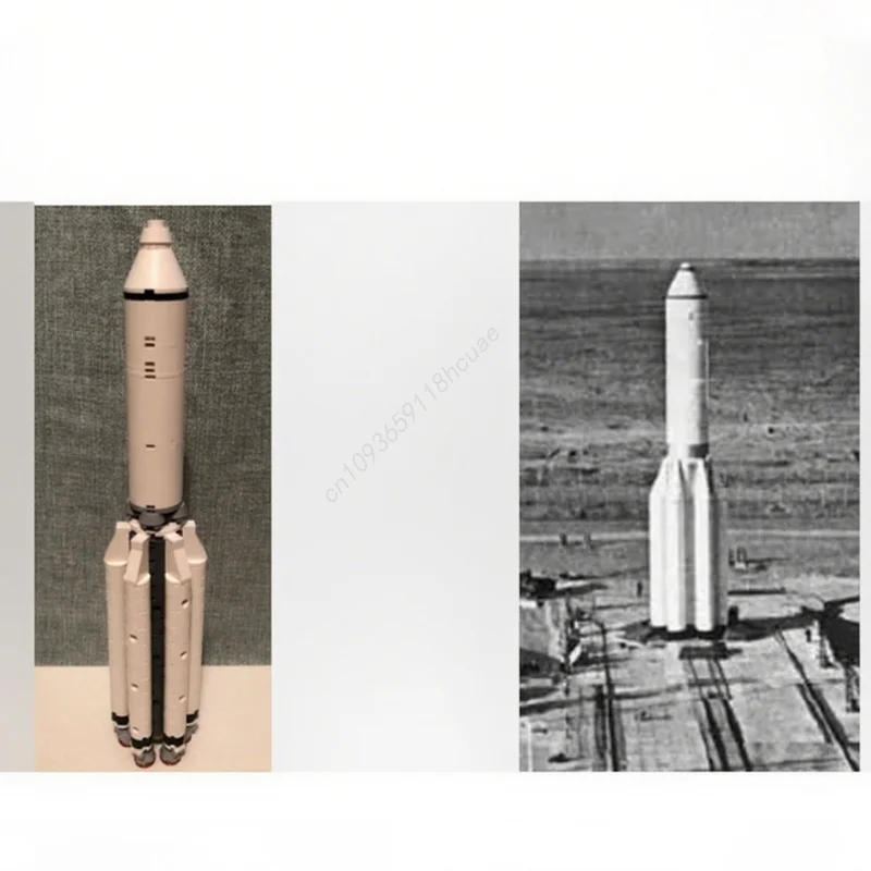 ตัวต่อ MOC DamoB S UR Proton Spaceed จำนวน 323 ชิ้น แบบจำลองอาคาร ของเล่นประกอบสร้างสรรค์ ไอเดียสร้างสรรค์ ของขวัญคริสต์มาสสำหรับเด็ก ของขวัญวันเกิด