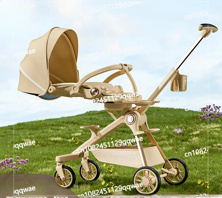 

A Walking Tool That Can Sit and Lie in Both Directions, with A High Landscape and Ultra Light Folding Baby Stroller