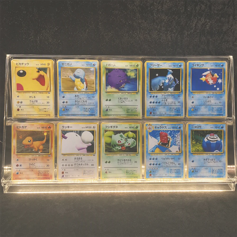 DIY-Sammelkarten 1999 Jpn Snap Best Photo Contest Squirtle Bulbasaur Articuno Selbstgemachte Einzelspiel-Anime-Karte als Geschenk