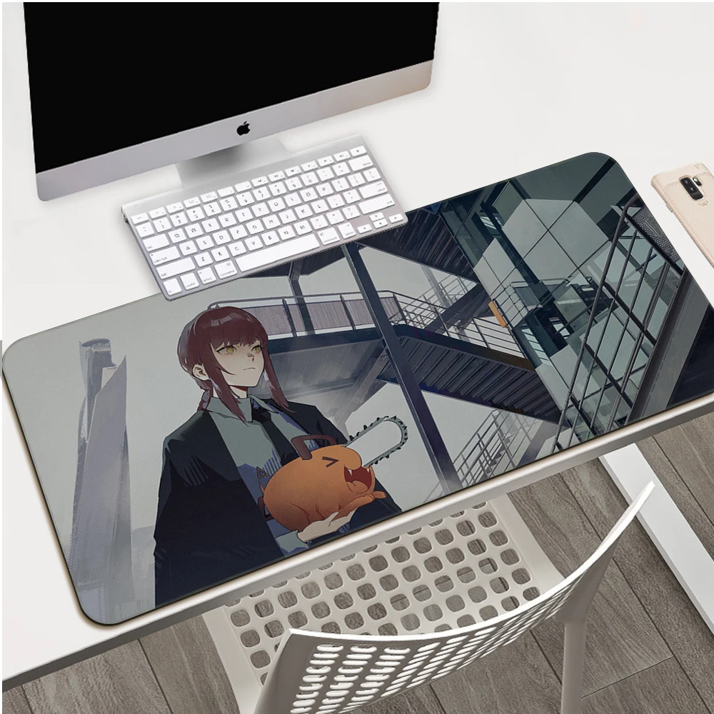 Chainsaw Man Mouse Pad Gaming Accessories Keyboard Mat Non-slip Deskmat High Definition Printing Mousepad