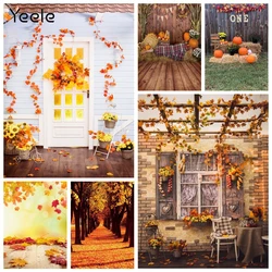 Yeele Autumn Garden Flowers Arch Door Wedding Baby Photography Backgrounds Customized Photographic Backdrops For Photo Studio