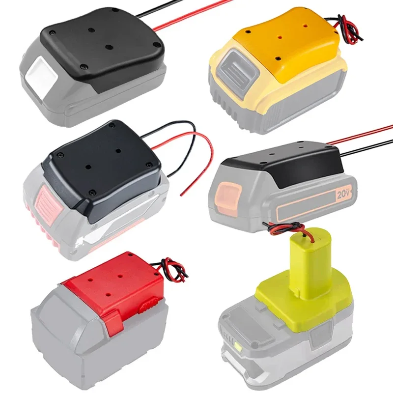 Li-ion Bateria Adaptador Doca Suporte Faça Você Mesmo Poder Roda Adaptador Makita Bosch Milwaukee Dewalt Black & Decker Ryobi 18v 20v