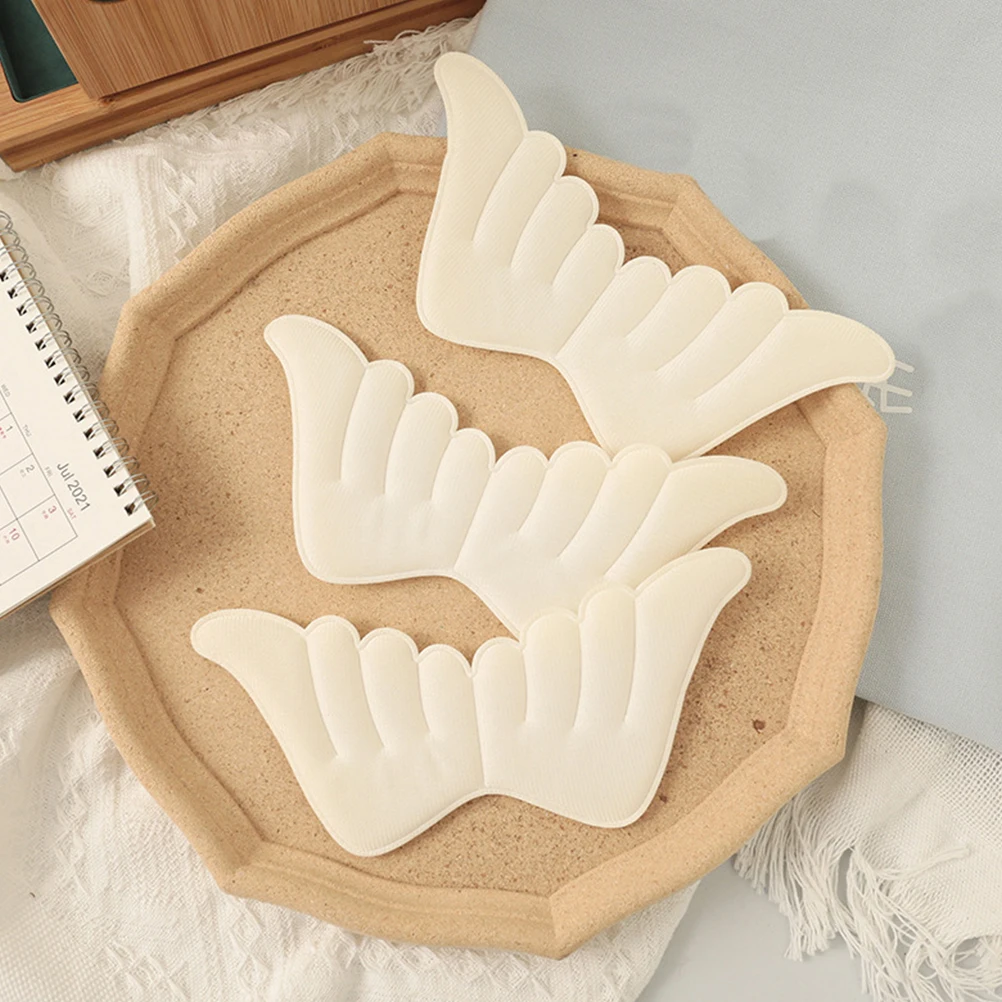 

5 Pcs Angel Wings Cloth Sticker Embroidered Patches Sewing on Appliques White Repair Hairpin Decorative Fabric Knitted