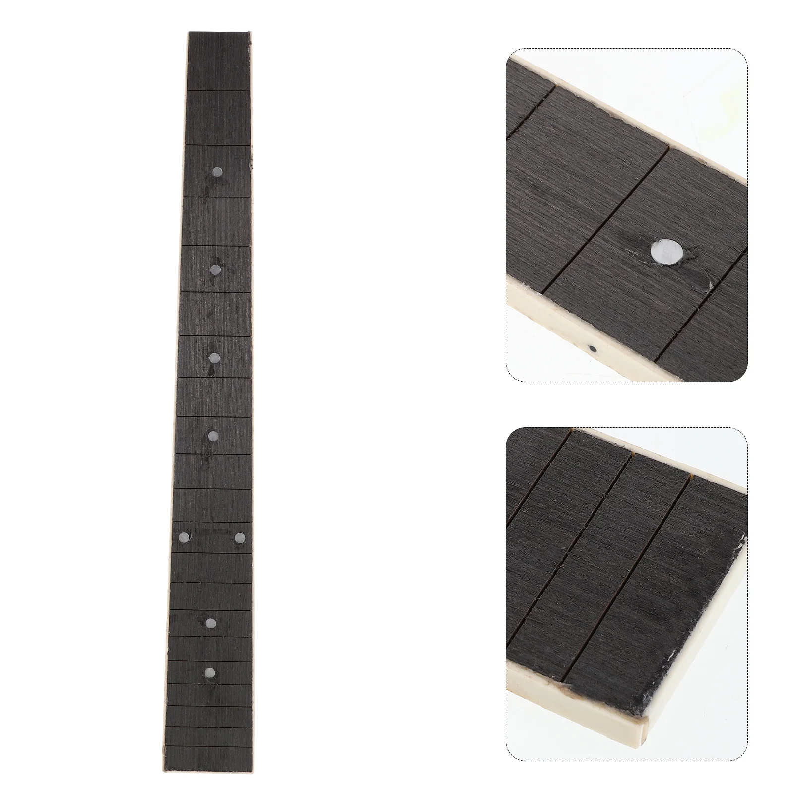 

Guitar Fingerboard For Acoustic Guitars Dark Brown Wood Replacement Part Enhanced Playability Easy Install Instrument