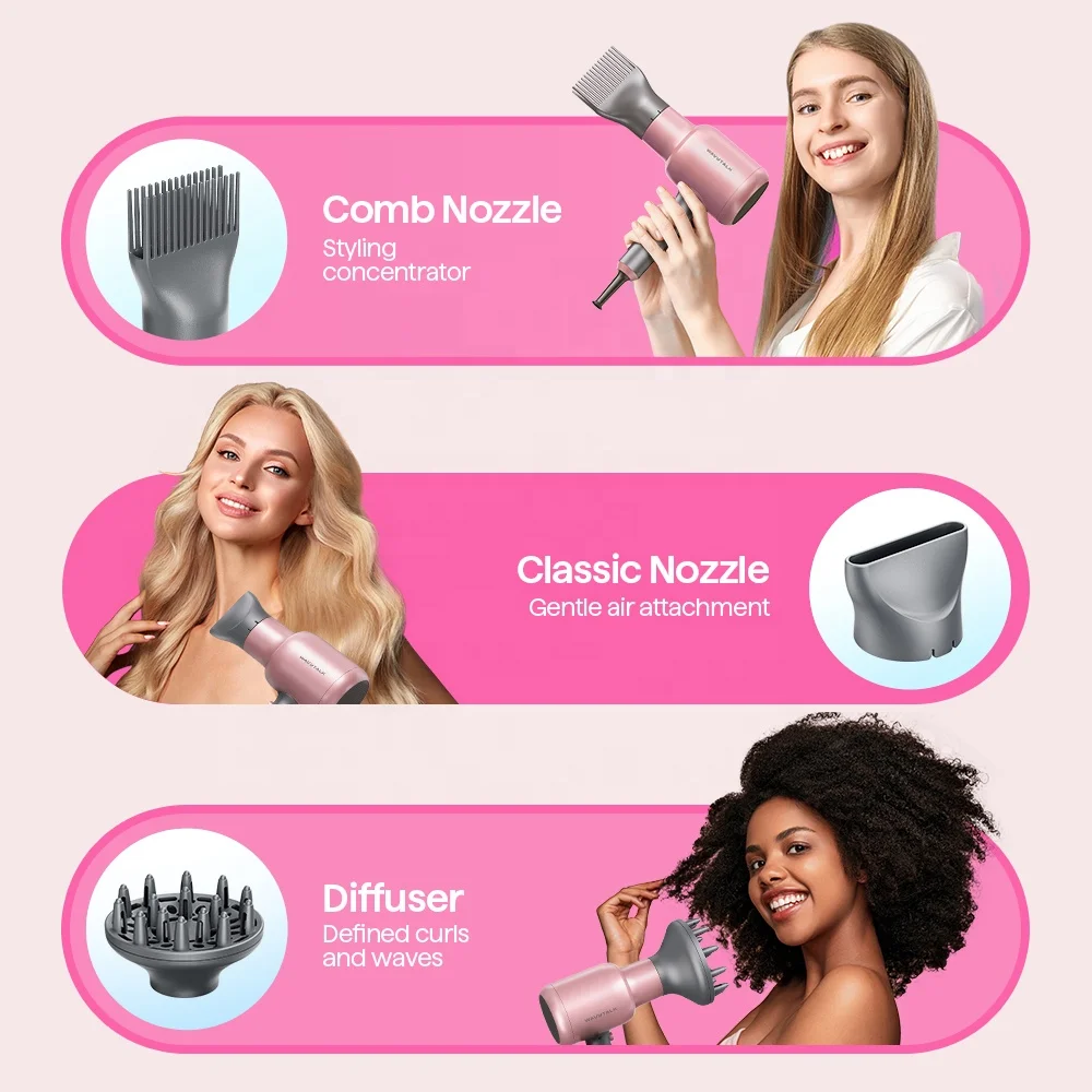 Wavytalk WA 5967 High Quality Multifunctional Quick Drying Home Salon Ionic Blow Dryer Hair Care Products Hair Dryer