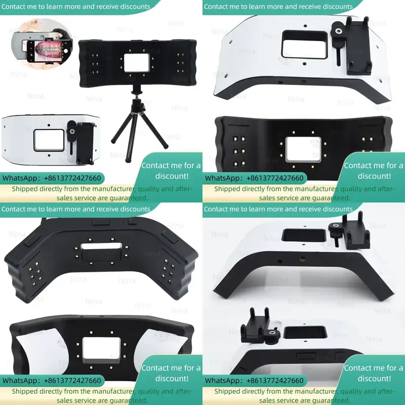 Intraoral Photography Light LED Oral Filling Lamp for Treatment Colorimetric Photo Video Flashlight for