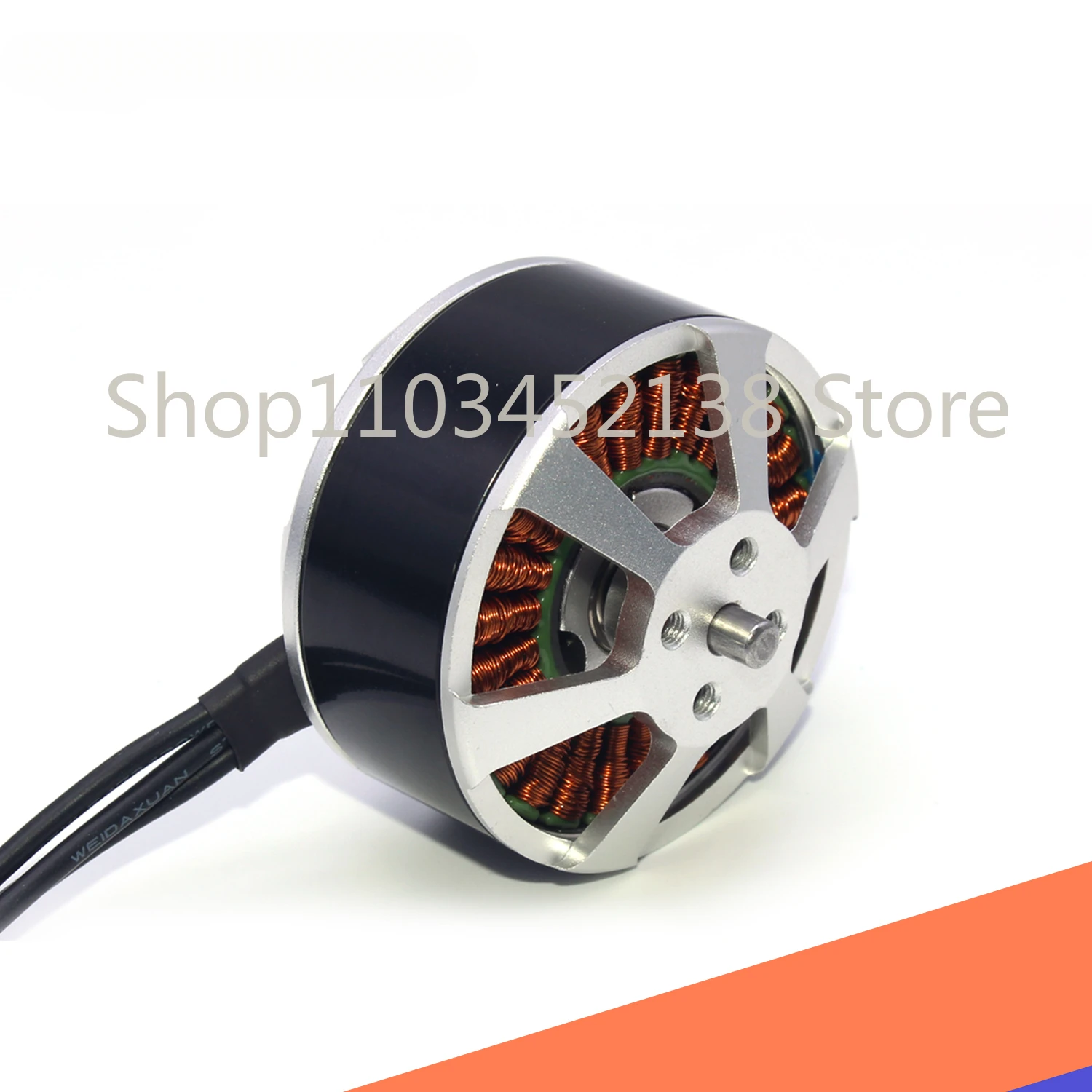 Aircraft model motor X4120II KV400 Four-axis, Six-axis and Eight-axis Brushless Motor has strong cable load.