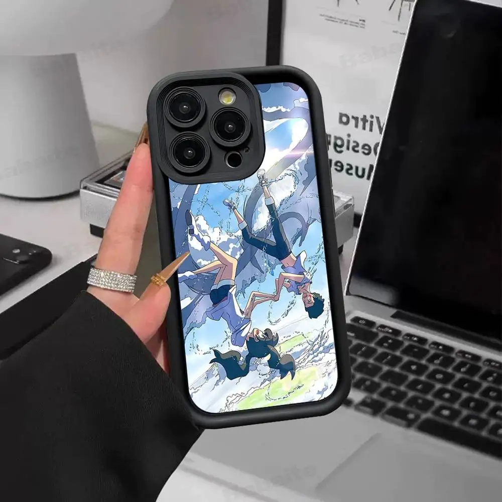Cartoon Weathering With You Phone Case For IPhone 17 16 15 14 13 12 11 Air Plus Pro Max Soft Back Cover