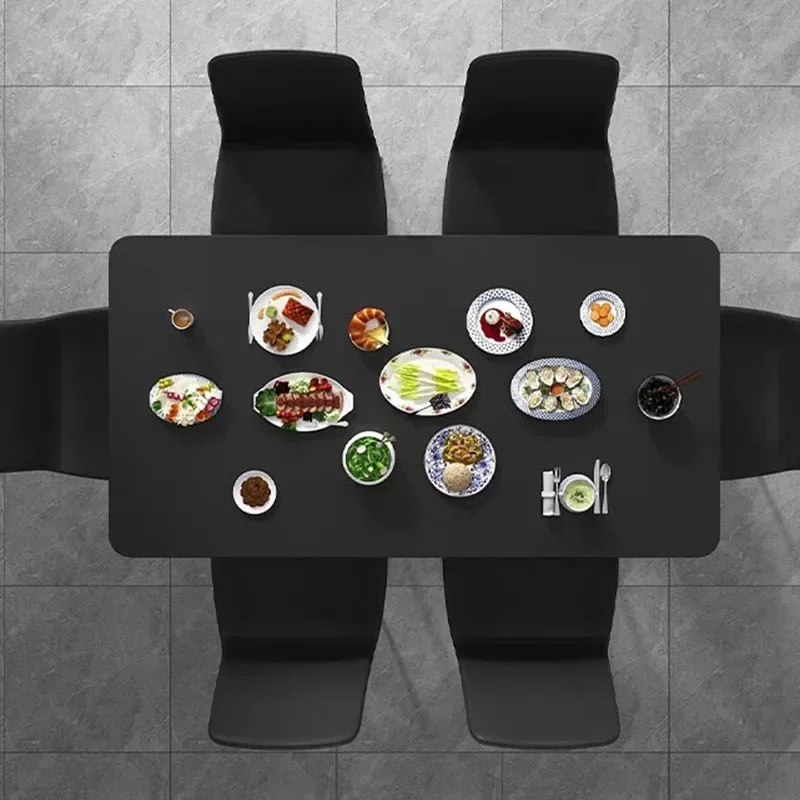 For Luxury Modern Dining Table Restaurant Coffee Kitchen Conference Dining Table Mid Century Lounge