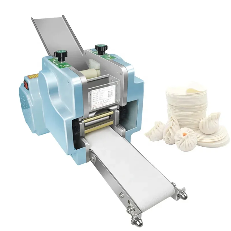 Tabletop Small Grain Product Automatic Papad Momo Empanada Samosa Gyoza Wonton Dumpling Maker Skin Wrapper Making Machine