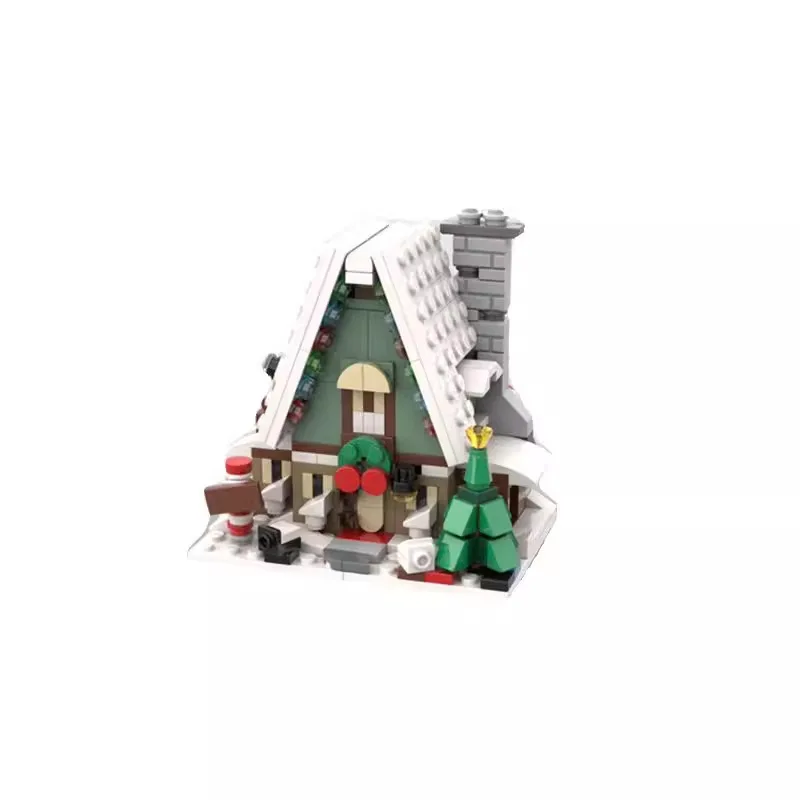 

Creative atmosphere Mini Santa Claus Elf Magic House Building Model Children's Puzzle Assembled Toy New Year CHristmas Gift