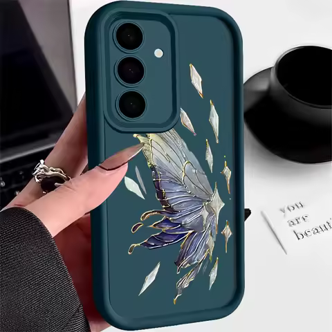 Shockproof Fantasy Butterfly Case For Samsung Galaxy S24 S23 S22 Ultra S20 S21 FE A14 A34 A52 A53 A15 A25 A35 A55 A54 5G Cover