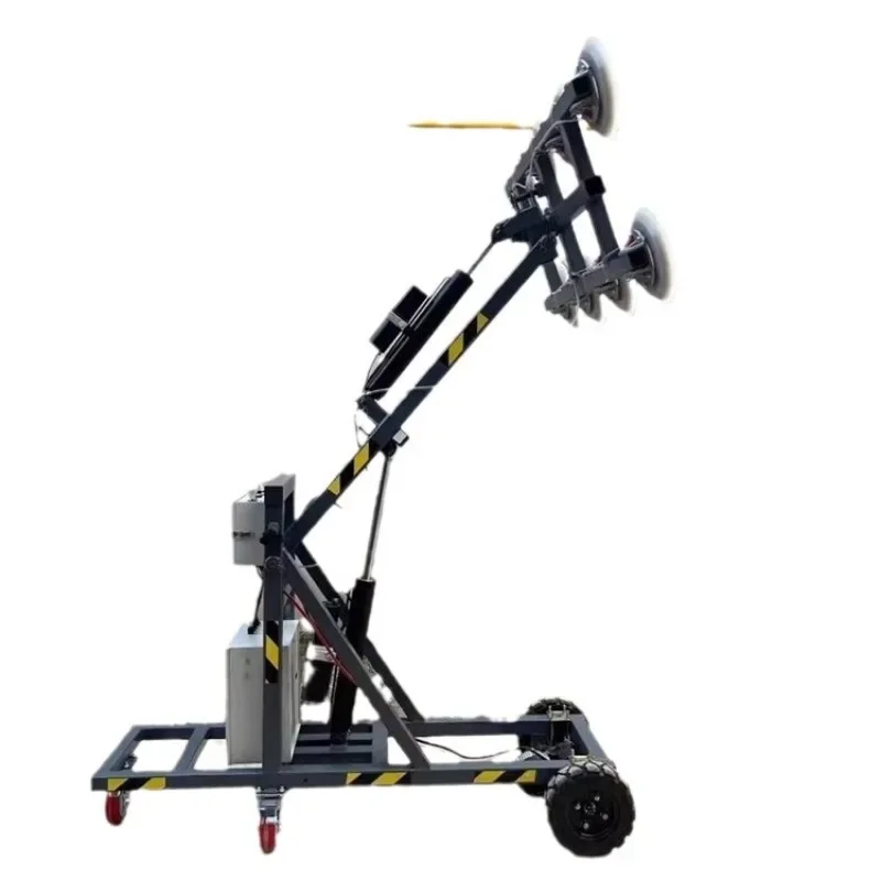 Automatic glass curtain wall moving cart Indoor glass vacuum suction cup truck Glass mobile lifting suction cup truck
