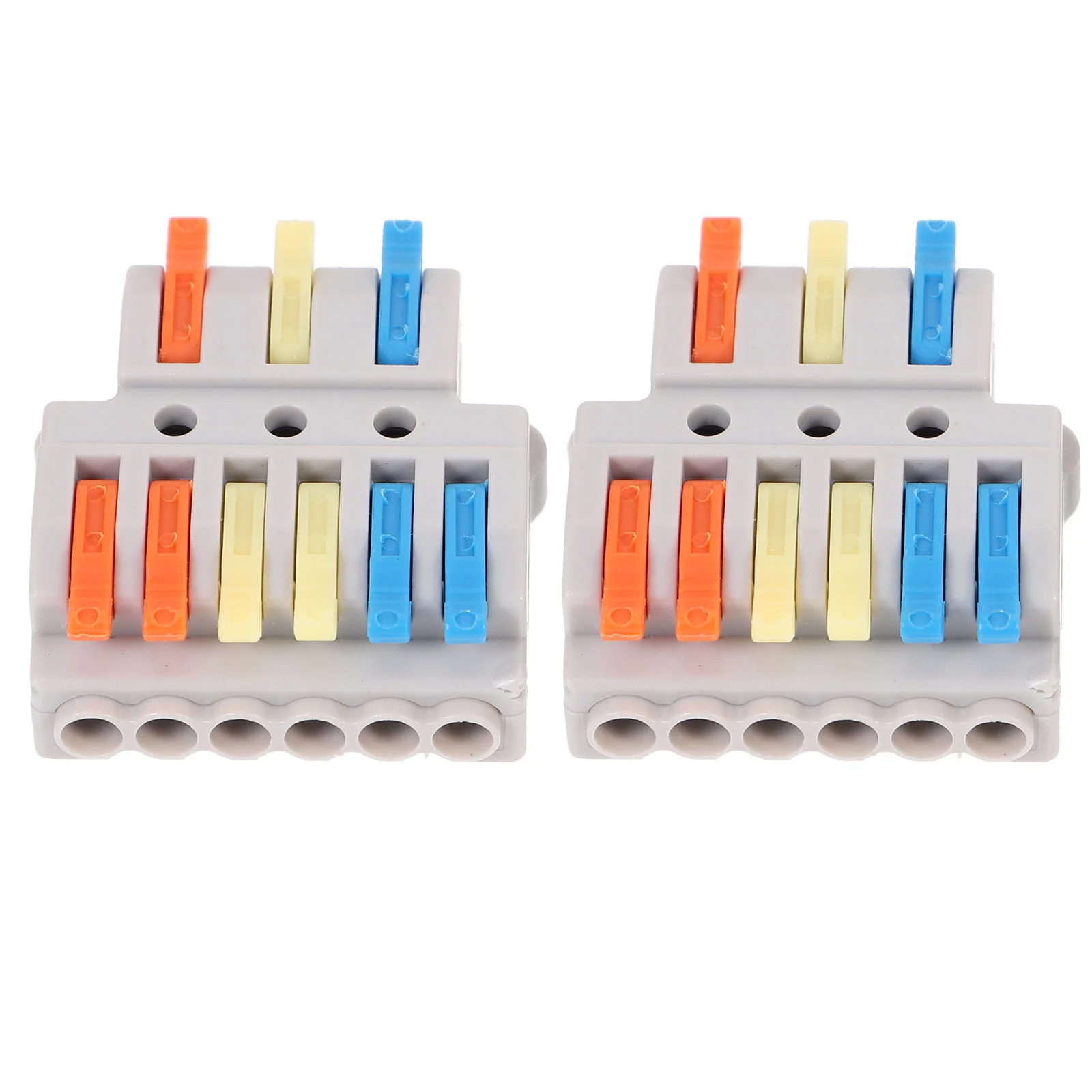 

2 Pcs Wire Connector Electrical Lever Connectors Small Blocks Tools Terminal Stitching Electrician