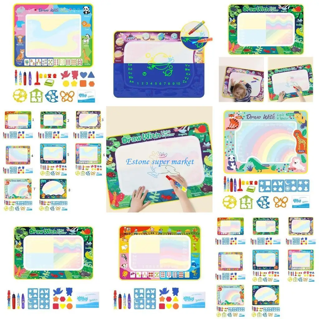 090B Trẻ Nước Thuật Thảm Vẽ Tô Màu Viết Nguệch Ngoạc Thảm Viết Tranh Ban Giáo Dục Sớm Cho Bé Trai Bé Gái Bé Đồ Chơi