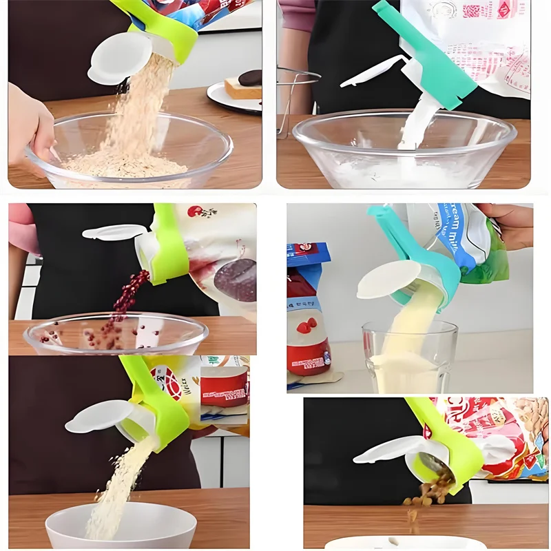 Snack Sealing Plastic Clip Fresh Keeping Sealer Clamp Food Saver Travel Kitchen Accessories Seal Food Storage Bag Clip Tool