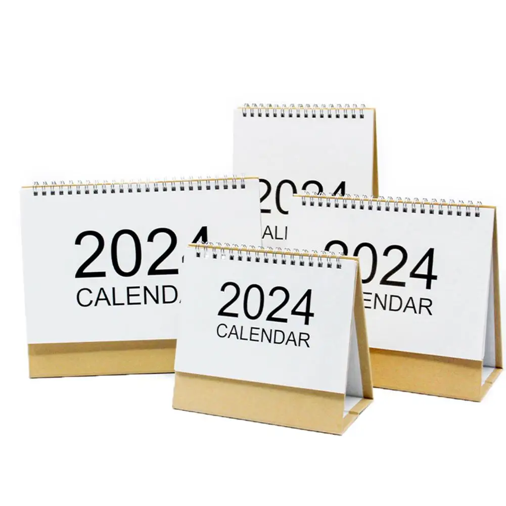 

Desk Calendar 2024 Standing Flip Calendar Thick Paper Year Standing Desk Calendar 2024 For Home Office School