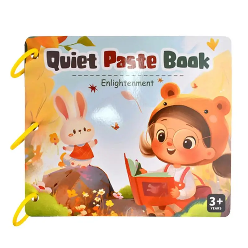 Sticker Busy Book Preschool Busy Book Funny Kids Sticker Book Creative Sensory Busy Book Educational Preschool Busy Book For