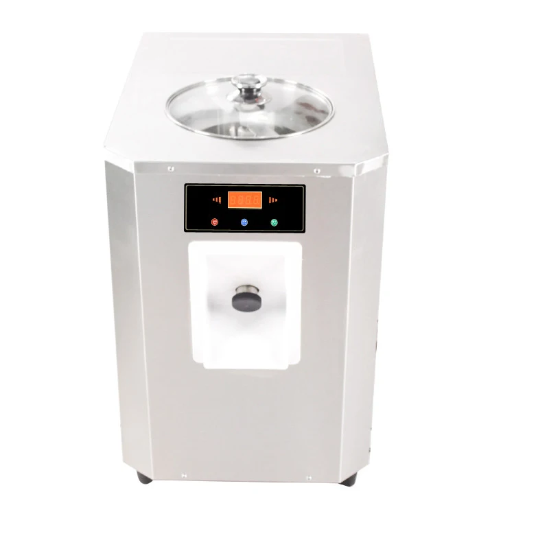 Bench Top Mini Home Smart Scoop 6L Stainless Steel Kolice Hard Ice Cream Machine Batch Freezer Maker with Built-in Compressor