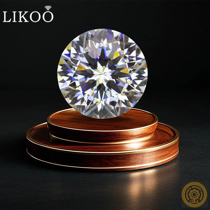 Piedras de moissanita cortadas de 99 rosas con certificado GRA, probador de diamantes de paso VVS1 de Color blanco D para fabricación de joyas de moissanita