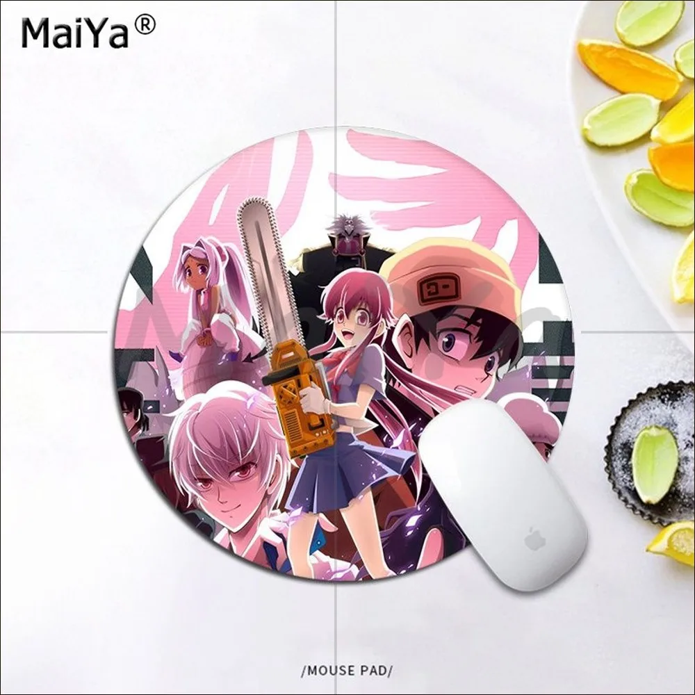 Mirai Nikki Future Diary Mousepad Rubber Small Speed Version Computer Keyboard Office Table Mat PC Mouse mat Writing Desk Mats