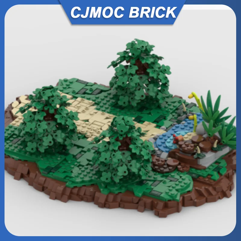 MOC 1144 PCS Majestic Rhino Display Custom Building Blocks Model DIY Creative Assembly Educational Toy Collection Display Gifts