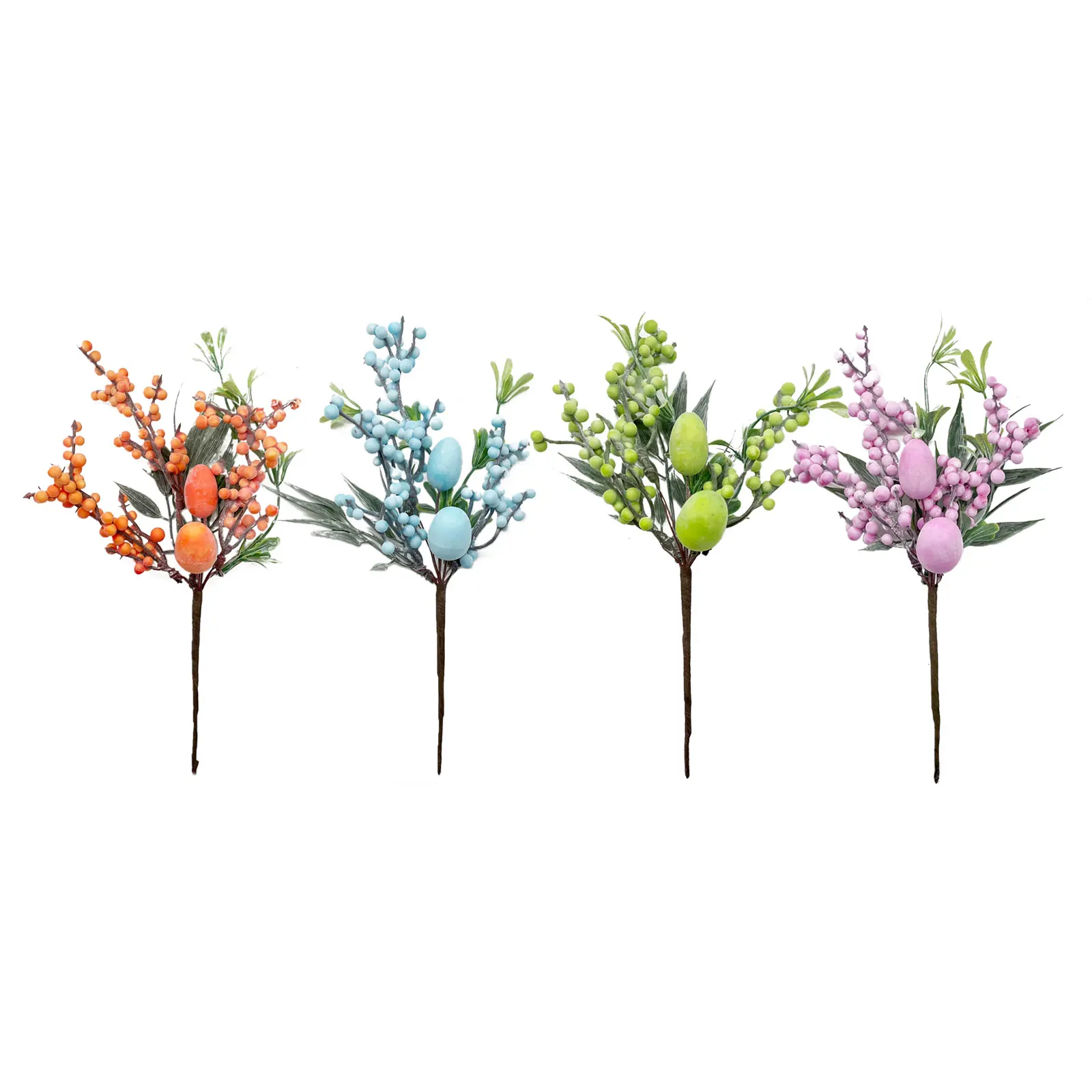 

Easter Eggs Foam Plastic Artificial Plant Branches Easter Decoration Easter Scene Home Decor Accessories