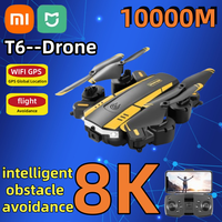 Xiaomi MIJIA T6 Drone 8K Profesional 4K HD GPS Camera Obstacle Avoidance Aerial Photography Optical Flow Foldable Quadcopter 1KM