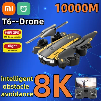 Xiaomi MIJIA T6 Drone 8K profesjonalna kamera GPS 4K HD unikanie przeszkód fotografia lotnicza przepływ optyczny składany quadcopter 1KM