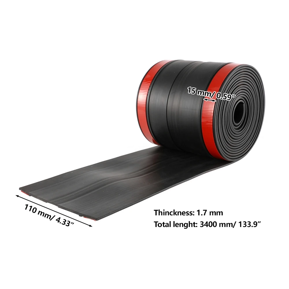 

Универсальная резиновая уплотнительная лента для грузовика 11*340 см, наполнитель крышки зазора задней двери пикапа, клейкая уплотнительная крышка для зачистки погодных воздействий, комплект уплотнений
