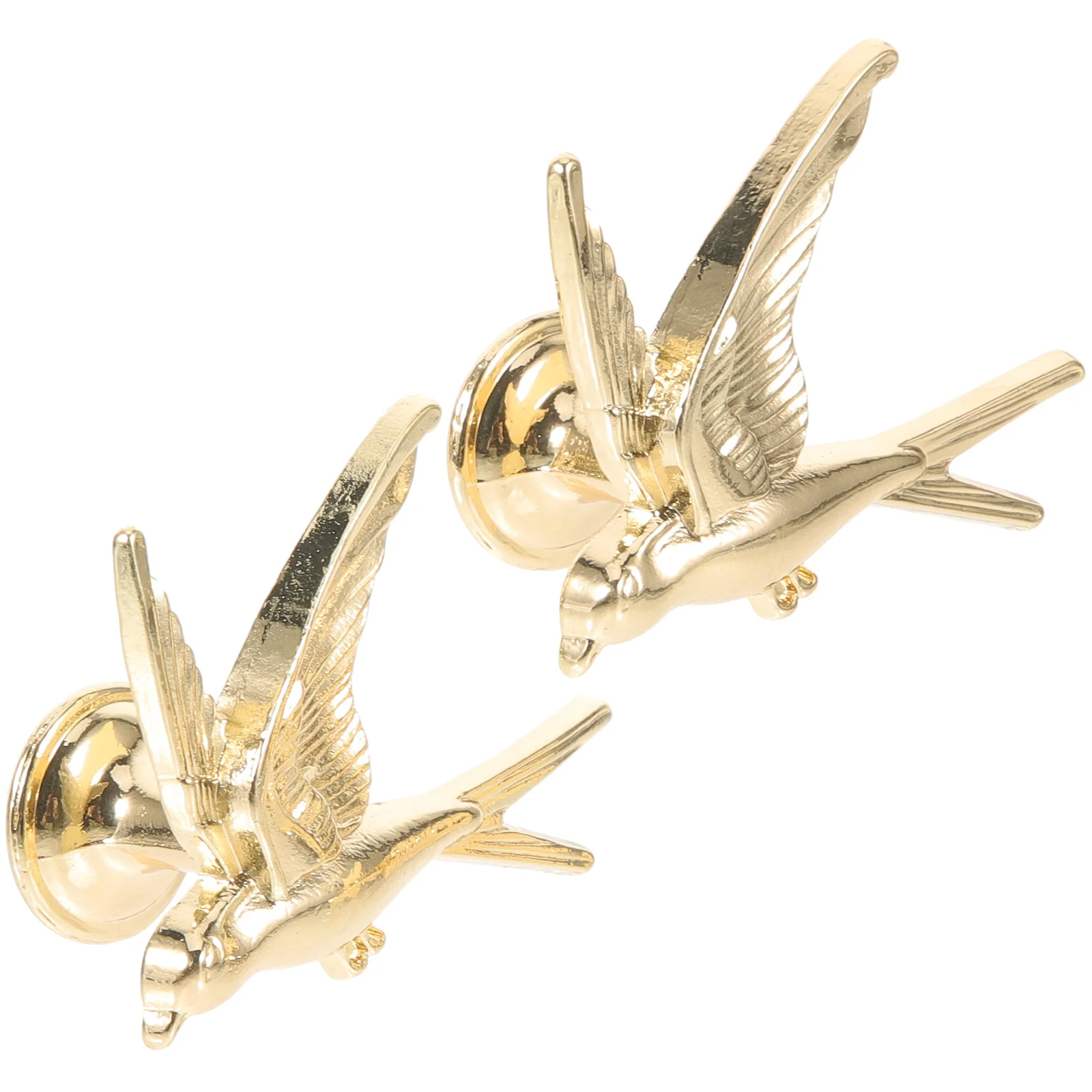 

2pcs Bird Shaped Cabinet Knobs Drawer Pulls Metal Hardware Handles for Cabinets Dresser Furniture Decorative Door Knobs Bathroom