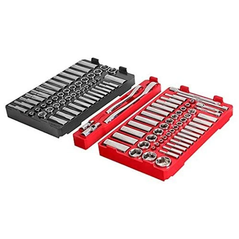 Milwaukee RATCHET e conjunto de soquetes, 106 pcs, 48-22-9486