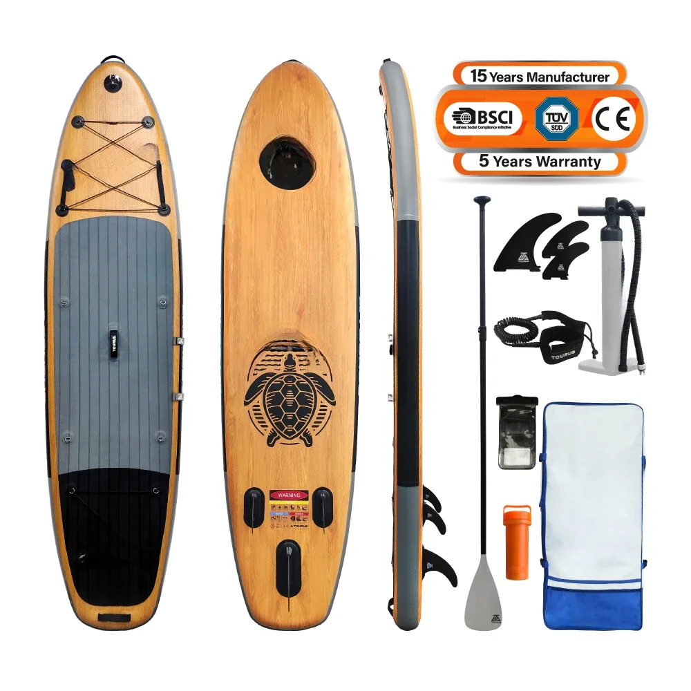 TS-001S series 2025 wholesale price inflatable SUP vertical paddle board surfing water entertainment