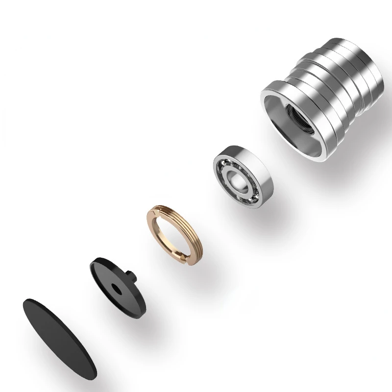 大人と子供のためのステンレス鋼の回転式デスクトップおもちゃ,新しいタイプのゴールドコイン,高さを備えた高さのおもちゃ