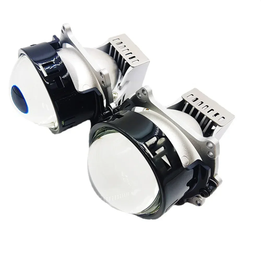 

Car Headlights 3 " Inch Bi LED Dual Light Projector Lens Focusing Highlight Q5 Hella 5 Hole Position Modified Hi Lo Beam Light