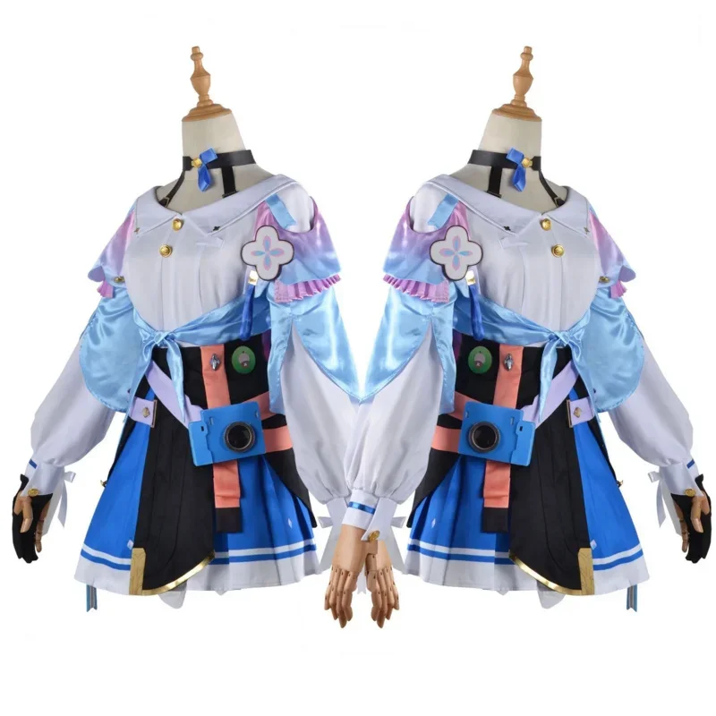 March 7th Cosplay Costume  Big Size March 7th Dress Wig Role Play Lolita Outfits for comic con