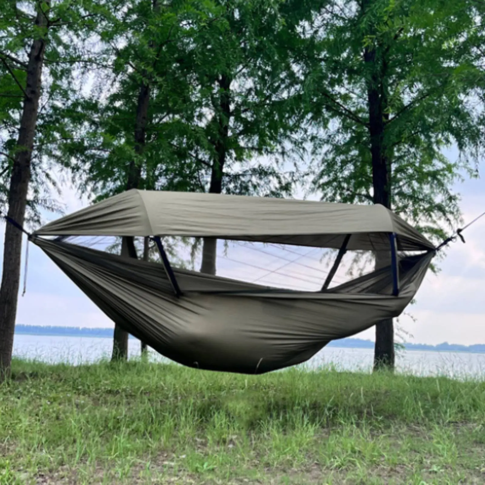 

Mesh Camping Swing Bed Canopy Mesh Nylon Swing Bed Outdoor Gear Strong Load-Bearing Lightweight for Woodland