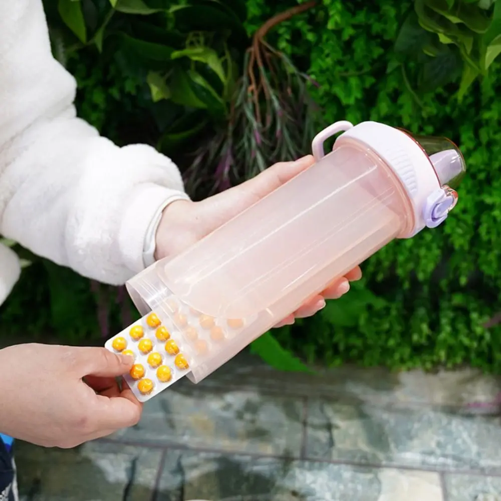 

Stash Jar 480ml Bottle with Secret Compartment Opaque Leakproof Sports Water Bottle Plastic Hiding Phone Bottle Swim