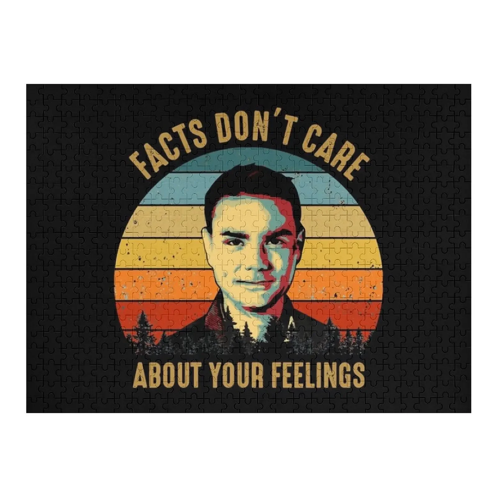 

Vintage Facts Don't Care About Your Feelings Ben Shapiro's Gift Jigsaw Puzzle Woodens For Adults With Photo Puzzle