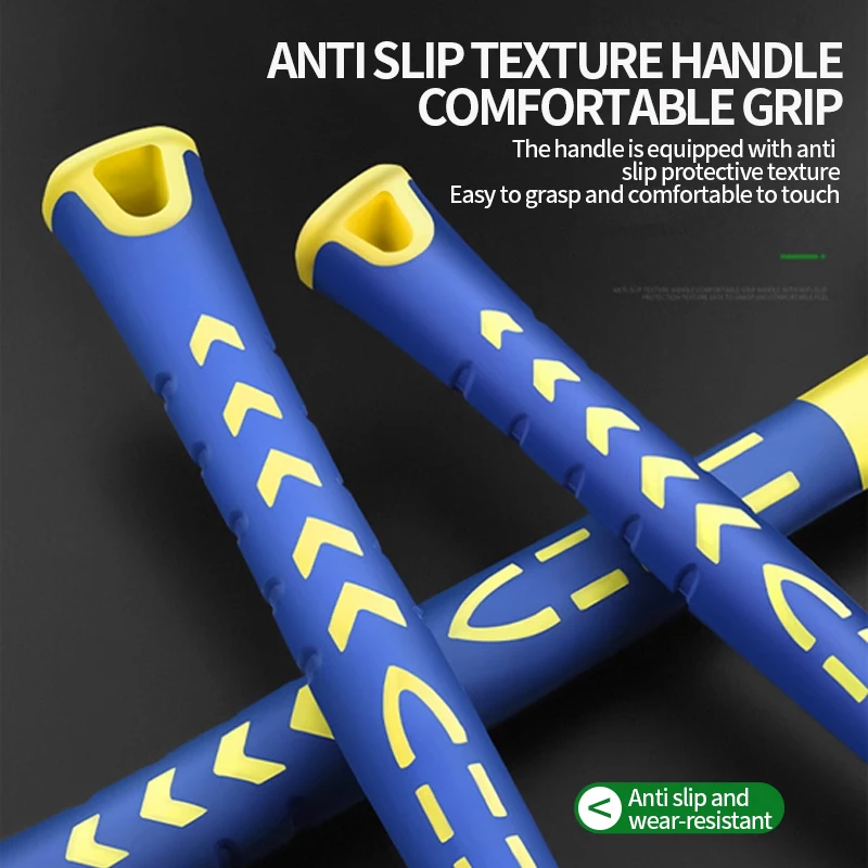 مطرقة مطرقة مطاطية ممتازة قابلة للفصل - رأس 3 في 1 غير قابل للانزلاق مقاوم للصدمات لتركيب الأرضيات/البلاط/الأبواب ومشاريع DIY