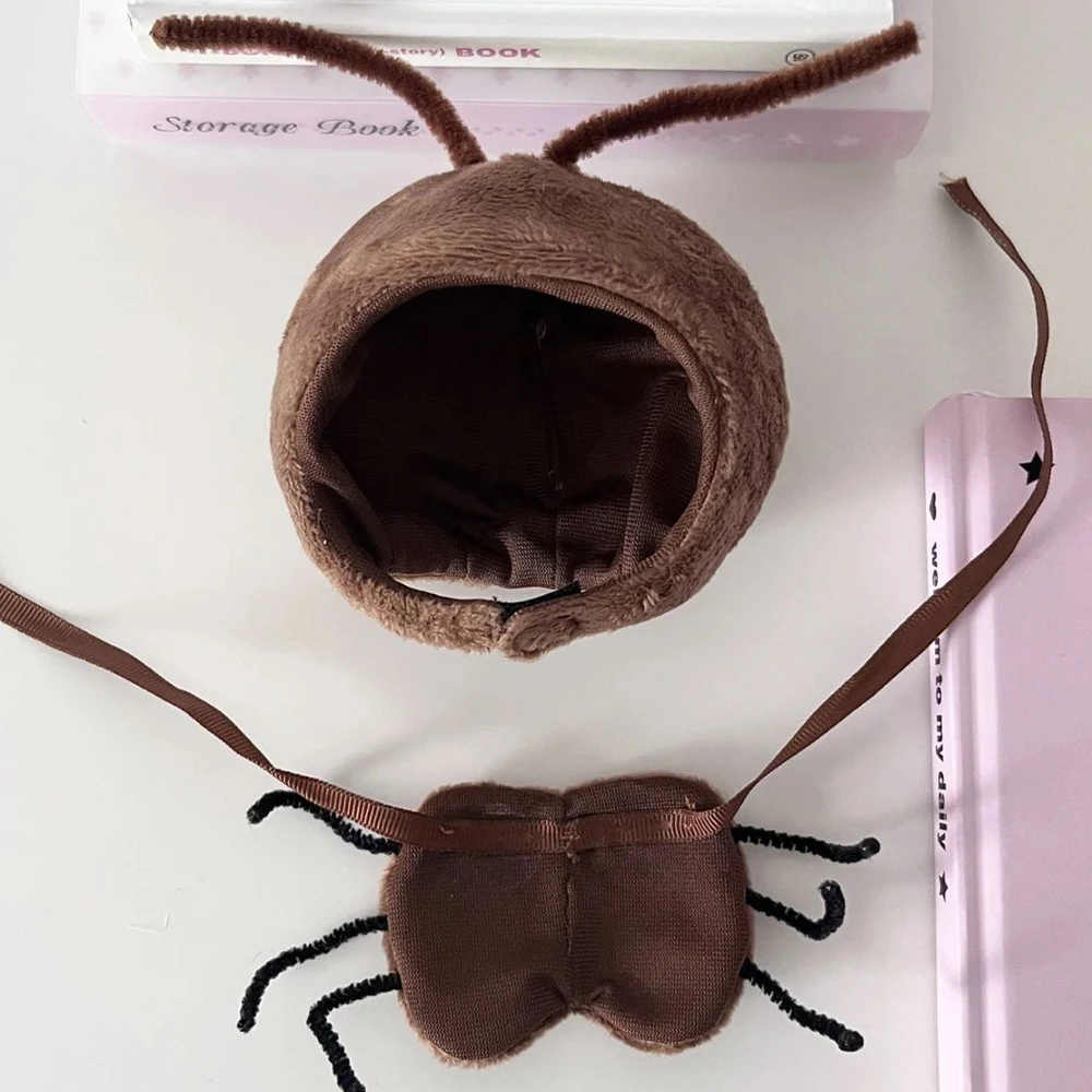 Cockroach 10cm Cotton Doll Clothes Lovely Creative Doll Clothes Outfit Funny Suit Doll Dress Up Set 10cm Cotton Doll