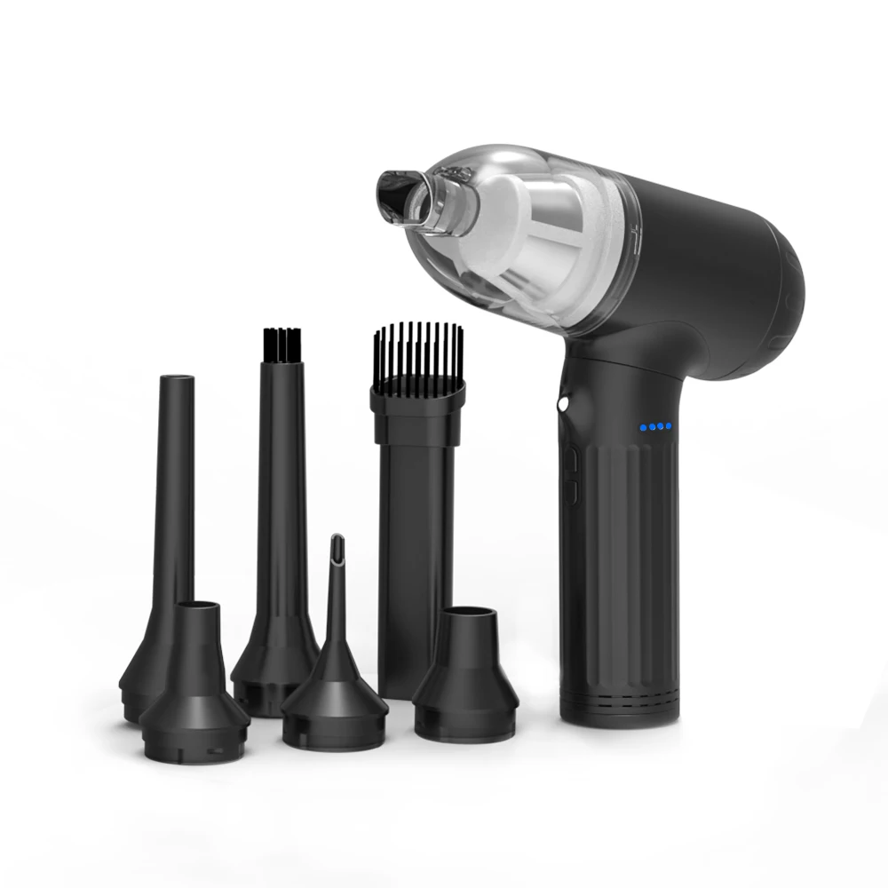 2-in-1 Portable Handheld Electric Cordless Air Blower Vacuum Cleaner LED Light-Brushless Motor HEPA Filter 12,000Pa for Car Home