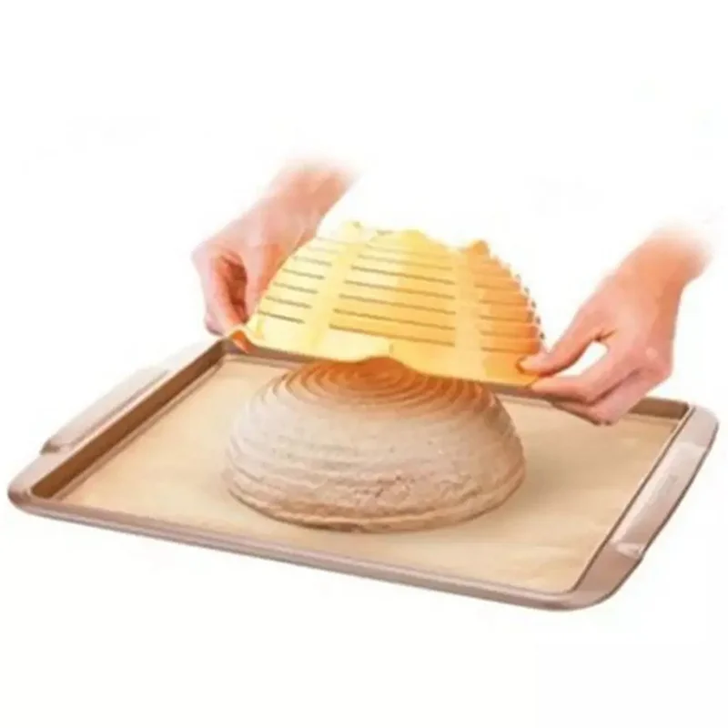 

A50I 2X Plastic Fermentation Basket Bread Proofing Basket Kitchen Sourdough Basket
