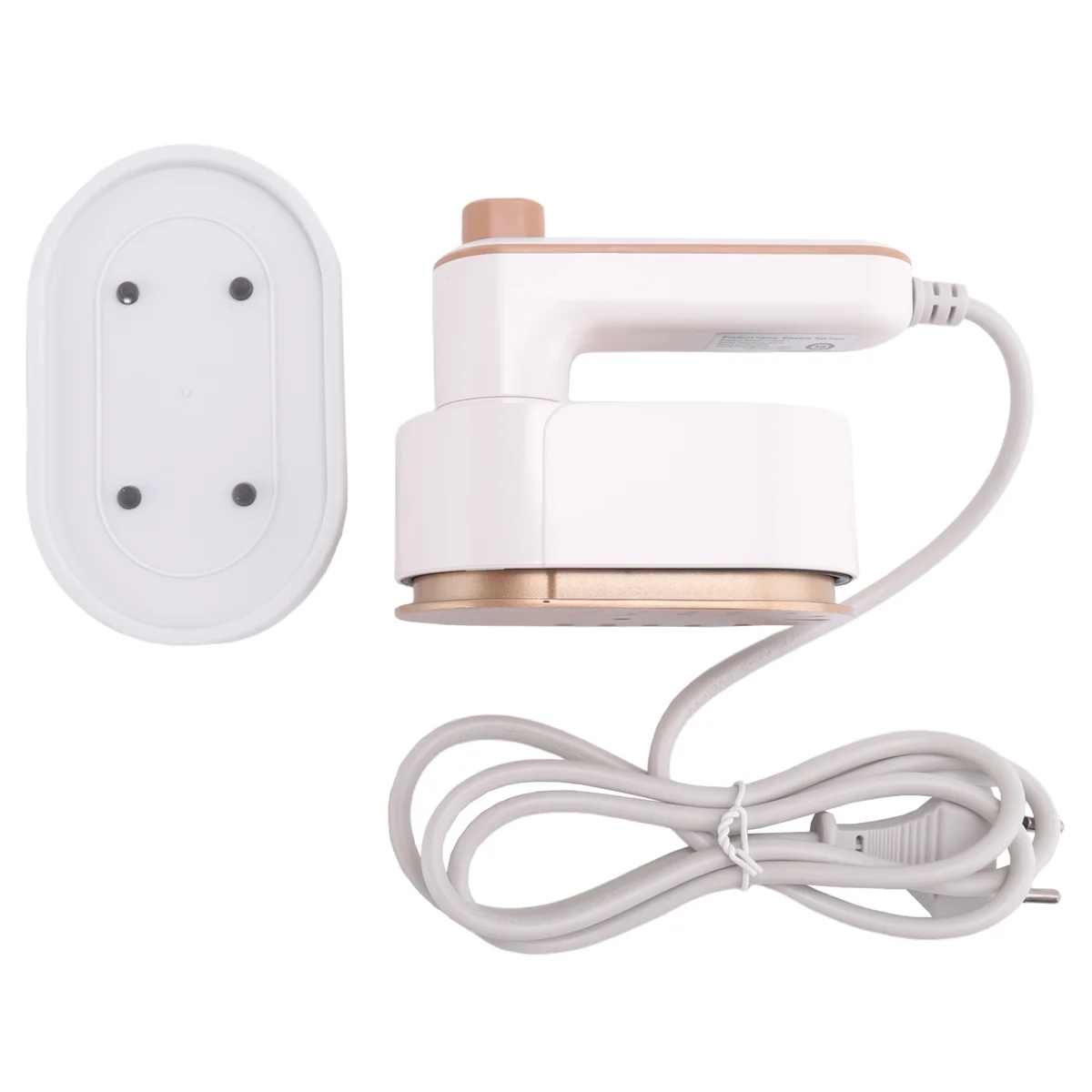 Mini plancha eléctrica de mano para ropa, máquina de vapor portátil, plancha de vapor seca y húmeda, máquina de planchar de tela, enchufe europeo