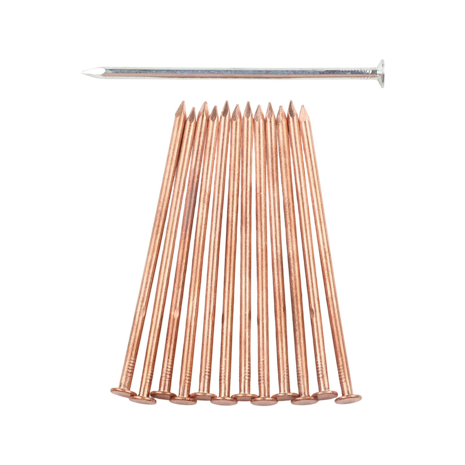 

Медные гвозди для деревьев и пней для уничтожения вредителей, включая дополнительный стальной гвоздь для сверления отверстий при ландшафтном дизайне на открытом воздухе