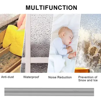 5m/10m Odstraňování povětrnostních vlivů Těsnicí páska na dveře Diep Samolepicí páska proti průvanu Izolace oken Hluková gumová těsnicí páska 10 nejlepší prodej Větrná zábrana na okno - №3